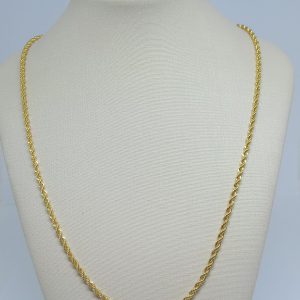 CORDAO BAIANO 45CM BANHO DOURADO