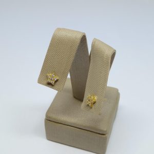 BRINCO ESTRELA CRAV. BANHO DOURADO