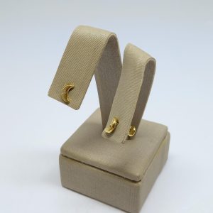 BRINCO BP LUA C/ ZIRC. BANHO DOURADO