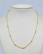 CHOKER CORR DE BOLA BANHO DOURADO