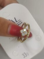 BRINCO BP ZIRC RED.2MM SM BANHO DOURADO