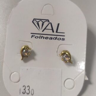 ARGOLA PEND. TRES CORAC. LISOS SM BANHO DOURADO