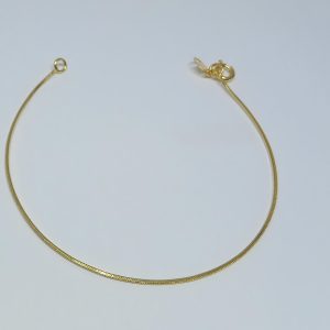 PULSEIRA CORR LISA 0623 BANHO DOURADO