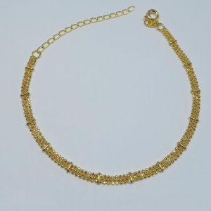 PULSEIRA 3 COR. DE BOLINHAS 0160 BANHO DOURADO