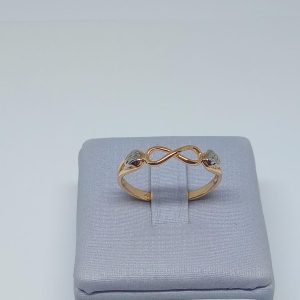 ANEL INFINITO C/ RHODIUM BANHO ROSE