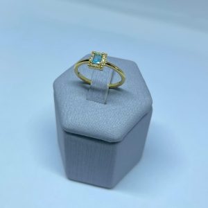 ANEL CRAV. ZIRC RETAN. CENTRAL BANHO DOURADO