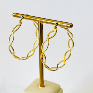 ARGOLA VAZ BANHO DOURADO