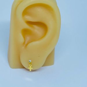 BRINCO BP PEND. CRUZ BANHO DOURADO