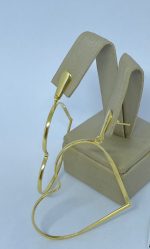 BRINCO PEND. CORACAO VAZ. BANHO DOURADO