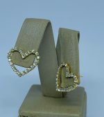 BRINCO CORACAO DE PEDRAS BANHO DOURADO