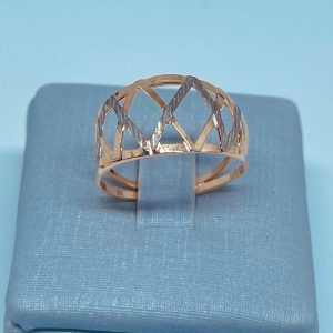 ANEL VAZ. FRIZ. C/ RHODIUM BANHO ROSE