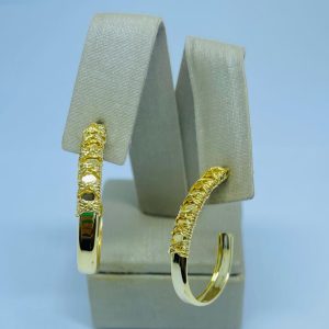 ARGOLA TRANC. 72G BANHO DOURADO