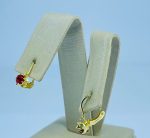 ARGOLA DA VOVO C/ PEDRA BANHO DOURADO