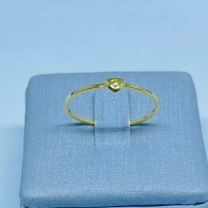 ANEL CORACAO NO CENTRO BANHO DOURADO