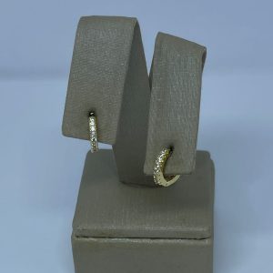 ARGOLA CRAV. W10 SM BANHO DOURADO