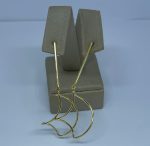 BRINCO PEND. VAZ. TORCIDA. BANHO DOURADO