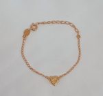 PULSEIRA INF JUVENIL UM CORACAO BANHO ROSE