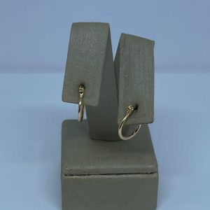 ARGOLA FIO LISO ACHATADO BANHO ROSE