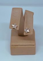 BRINCO ESTRELA 8MM BANHO ROSE