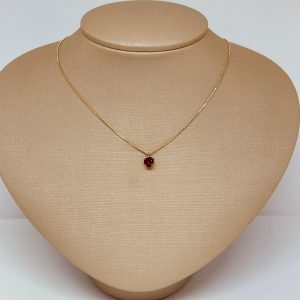 GARG ZIRCONIA CORACAO PASSANTE BANHO ROSE