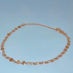 TORNOZELEIRA CORR DISCOS BANHO ROSE