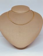 CHOKER MALHA 2.5 BANHO ROSE