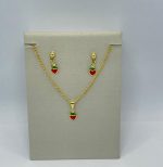 CONJUNTO INF. MORANGO BANHO DOURADO