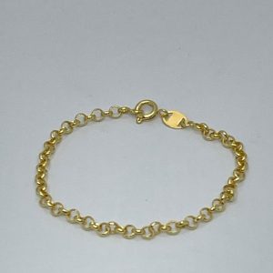 PULSEIRA INF JUVENIL ELOS BANHO DOURADO