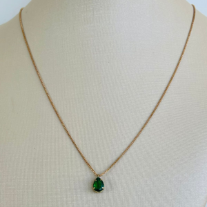 GARGANTILHA ZIRC. GOTA 8X6 BRUTO