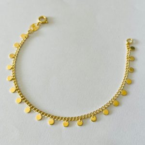 PULSEIRA JUVENIL 1163 BANHO DOURADO
