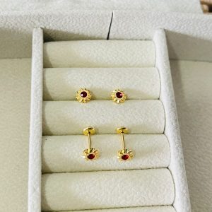 BRINCO BP CENTRO C/ PEDRA BANHO DOURADO