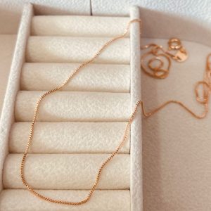 CORRENTE VENEZIANA 07 45CM BANHO ROSE