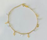 PULS ZIRC E RAIO 1238 SM BANHO DOURADO