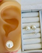 BRINCO PEROLA 10MM PRATA