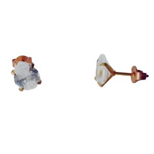 BRINCO GOTA DE ZIRCONIA 7X9 BRUTO
