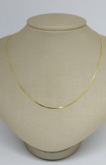 GARGANTILHA COREANA 45 CM BANHO DOURADO