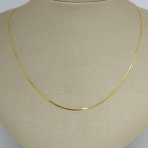 GARGANTILHA COREANA 45 CM BANHO DOURADO