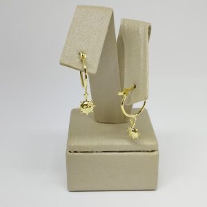 ARGOLA PEND SOL BANHO DOURADO