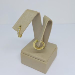 ARGOLA CRAV M DO TRIO BANHO DOURADO