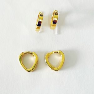 ARGOLA CLIQUE 9023 BANHO DOURADO