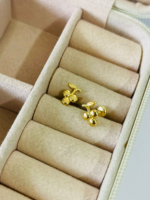 BRINCO BP UVA 8.5MM LISA BANHO DOURADO
