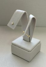 BRINCO BP REDONDO C/ ZIRC BANHO DOURADO