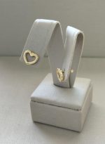 BRINCO CORACAO VAZ M DO TRIO BANHO DOURADO