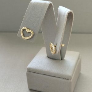 BRINCO CORACAO VAZ M DO TRIO BANHO DOURADO