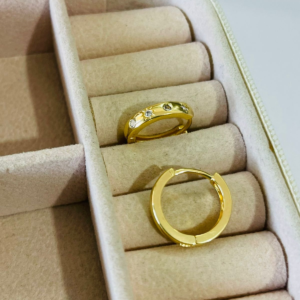 ARGOLA CRAV 15 BANHO DOURADO