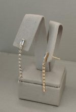 BR ZIR RETANGULAR E DEZ PEDRAS BANHO DOURADO