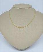 CORDAO INFANTIL 38CM BANHO DOURADO