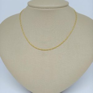 CORDAO INFANTIL 38CM BANHO DOURADO