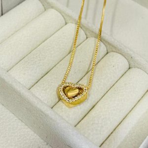 GARG DOIS CORACOES PASSANTES CRAV BANHO DOURADO