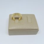ALIANCA 5MM QUADRADA BANHO DOURADO
